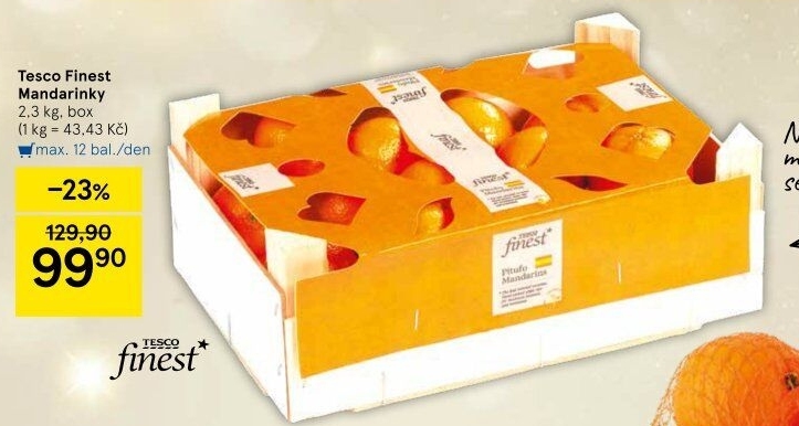 Mandarinky Tesco Finest