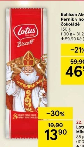 Mikuláš Biscoff Lotus