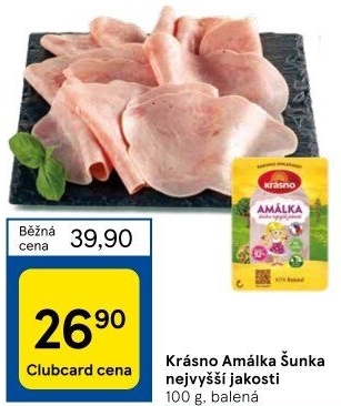 Šunka Amálka nejvyšší jakosti Krásno