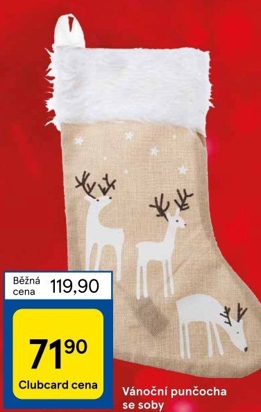 Vánoční ponožka na dárky