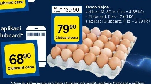 Vejce M Tesco