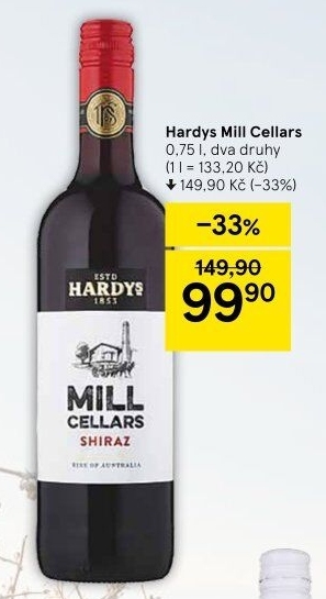 Vína Mill Cellars Hardys