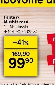Víno Muscat Rosé Migdal Fantasy Chateau Cojusna