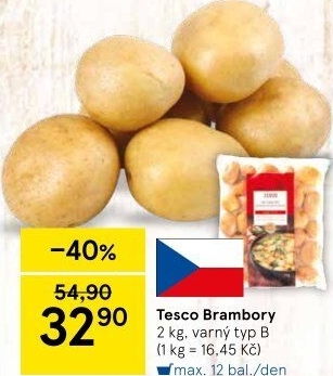 Brambory Tesco