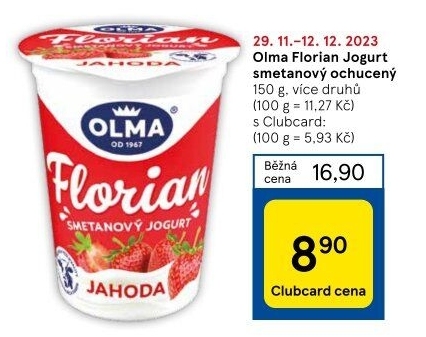 Jogurt smetanový Florian Olma