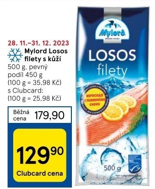 Losos filety mražený Mylord