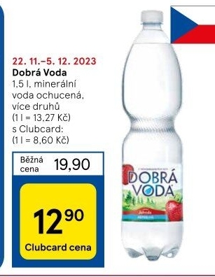 Ochucená voda Dobrá voda