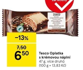 Oplatka Tesco