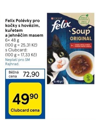 Polévka pro kočky Felix Purina