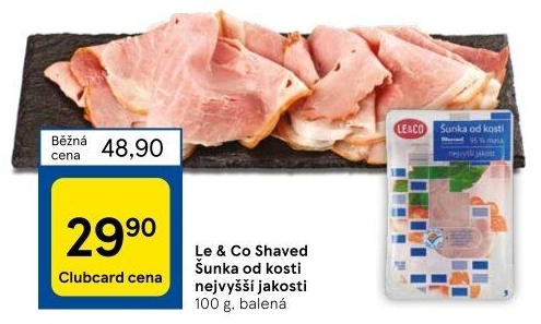 Šunka od kosti nejvyšší jakosti LE&amp