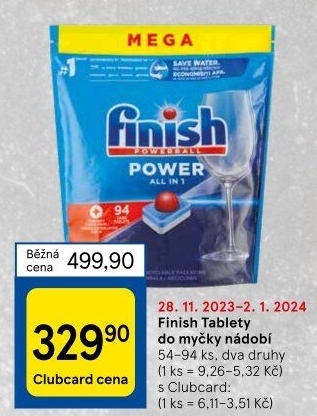 Tablety do myčky Finish