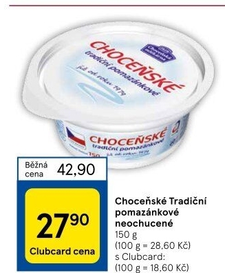 Tradiční pomazánkové Choceňské