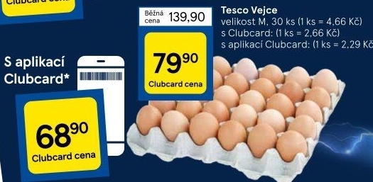 Vejce M Tesco