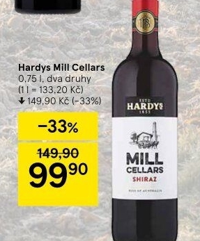 Vína Mill Cellars Hardys