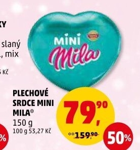 Bonboniéra srdce mini oplatky Mila Sedita