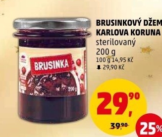 Brusinky Karlova Koruna