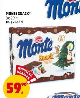 Dezert mléčný Monte Snack Zott