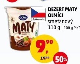 Dezert Olmíci Maty Olma