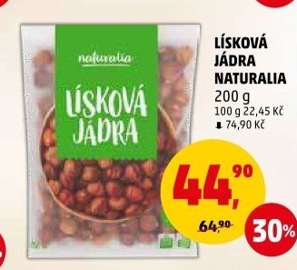 Lískové ořechy Naturalia