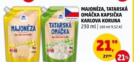Majonéza Karlova Koruna
