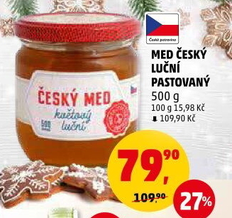 Med český květový-luční