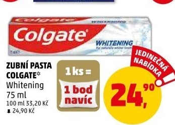 Pasta na zuby Whitening Colgate