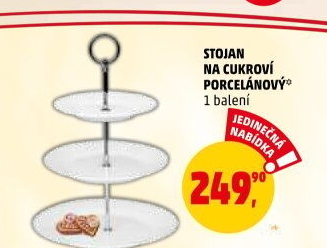 Porcelánová etažérka