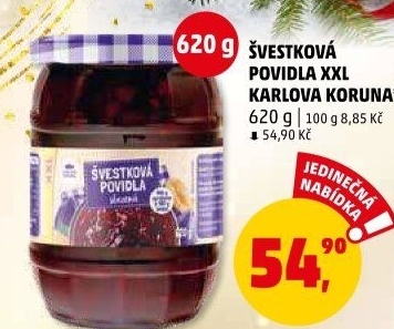Povidla Karlova Koruna