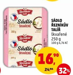 Sádlo škvařené Řezníkův talíř