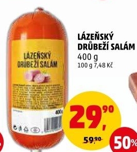 Salám drůbeží lázeňský