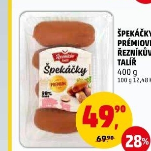Špekáčky premium Řezníkův talíř