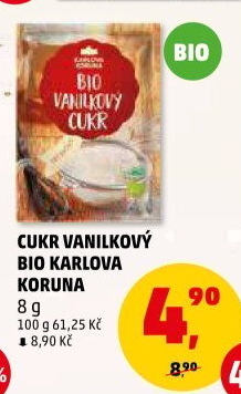 Vanilkový cukr Bio Karlova Koruna