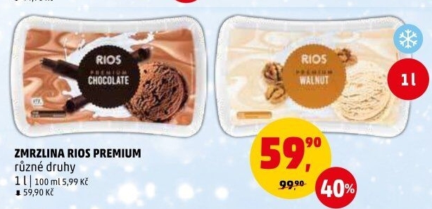 Zmrzlina ve vaničce Premium Rios