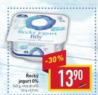 Bílý jogurt řecký 0% Milko