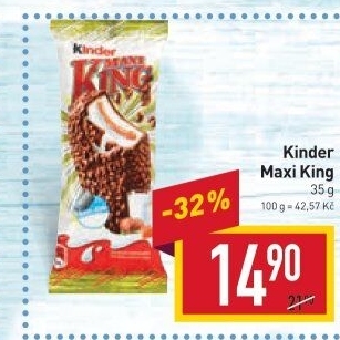 Dezert Maxi King Kinder