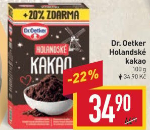 Kakao holandské Dr. Oetker