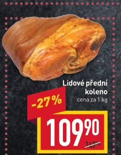 Koleno vepřové přední Lidové