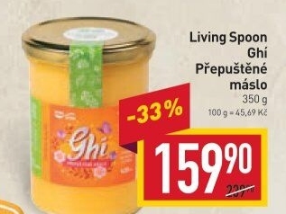 Přepuštěné máslo Ghí Living Spoon