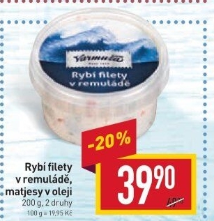 Rybí filety v remuládě Varmuža