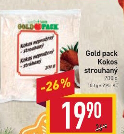 Strouhaný kokos Natürlich Gold Pack