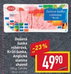 Šunka dušená výběrová LE&amp