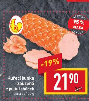 Šunka kuřecí zauzená nejvyšší jakosti DZ Klatovy