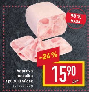 Šunka vepřová mozaika