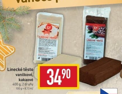 Těsto linecké kakaové Lef