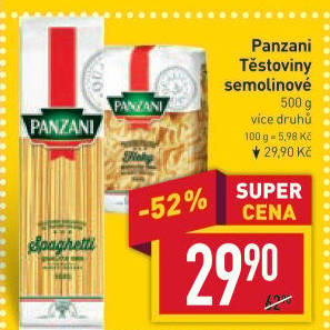 Těstoviny Panzani