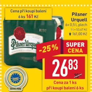 Pivo Pilsner Urquell