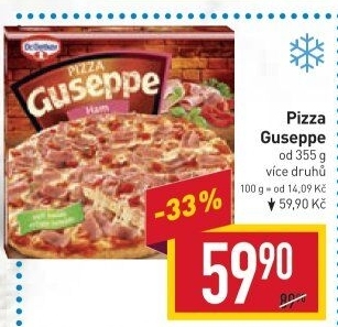 Pizza mražená Guseppe Dr. Oetker