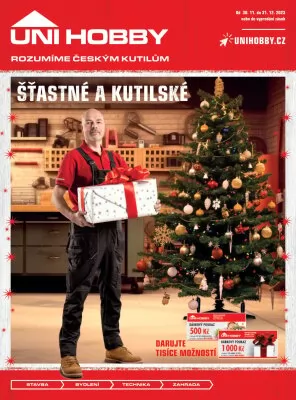 akční leták UNI HOBBY 30.11.2023-31.12.2023