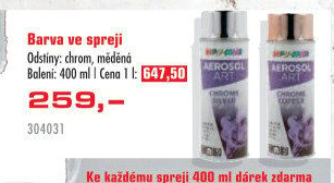 Barva ve spreji Aerosol Art Dupli-Color