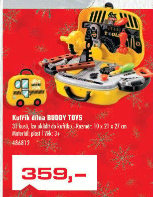 Dětský kufřík Dílna Buddy Toys